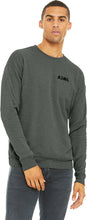 Load image into Gallery viewer, Unisex Bella+Canvas Fleece Drop Shoulder Sweatshirt (Black Logo)