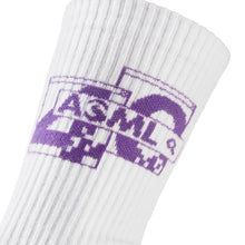 Load image into Gallery viewer, ASML 40 years - 90&#39;s Sports sock white