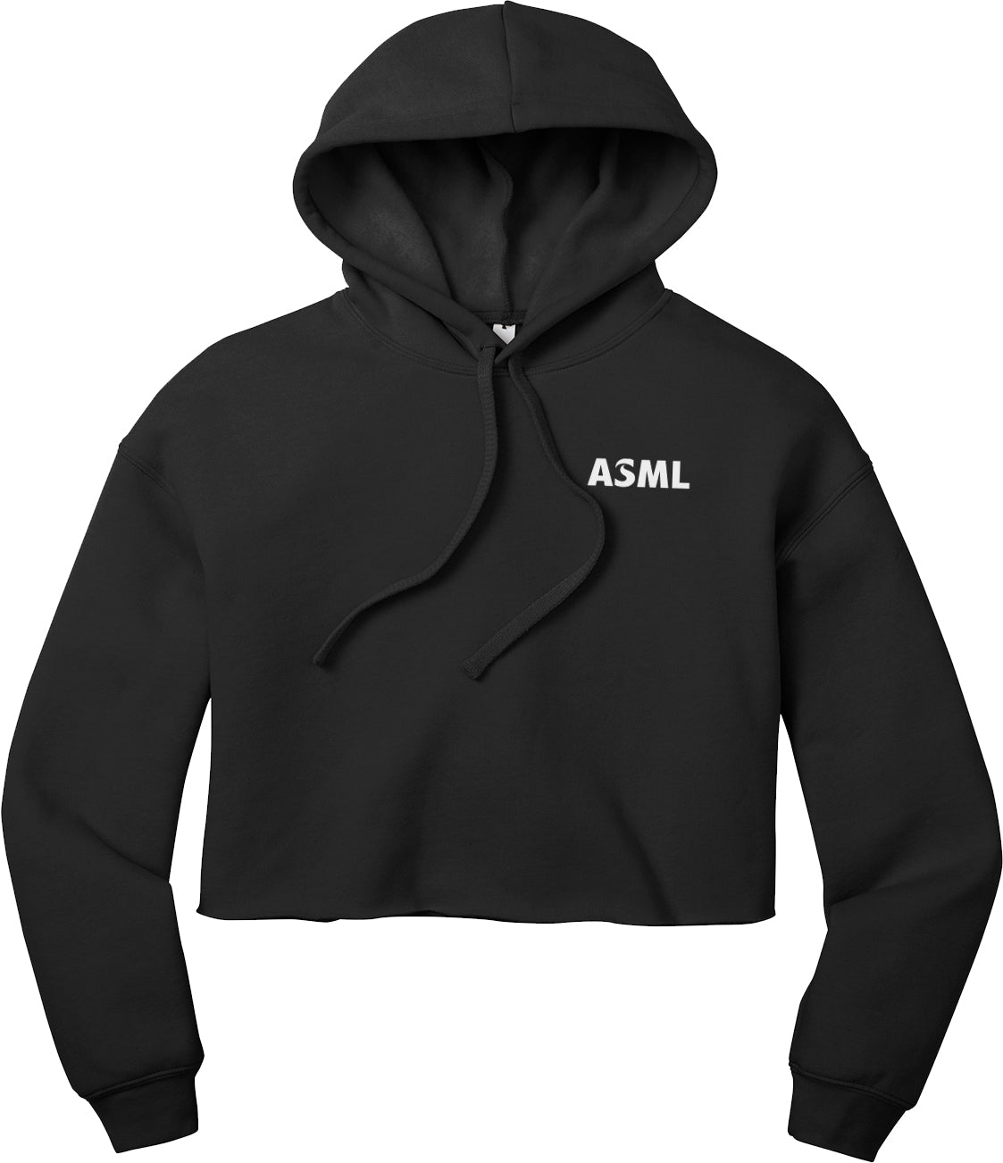 Women's Cropped Hoodie (White Logo) – ASML Store