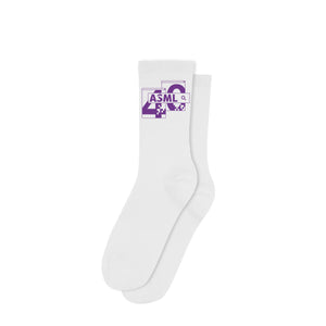 ASML 40 years - 90's Sports sock white